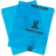 ARMOR PROTECTIVE PACKAGING Armor Poly® VCI Flat Bags, 18"W x 24"L, 4 Mil, Blue, 250/Pack PVCIBAG4MB1824IC